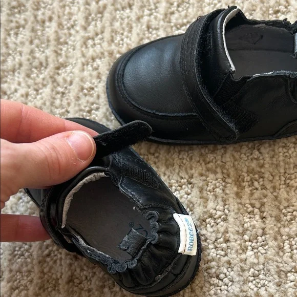 Robeez Classic Black Dress Shoes for Kids - Picture 5 of 5